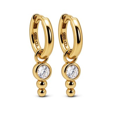 Hinged Hoops Nina Dot