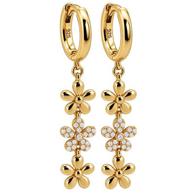 Hinged Hoops Desie Flower
