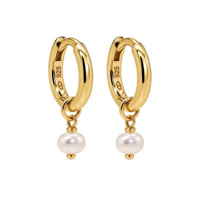 Hinged Hoops Pixie Pearl 