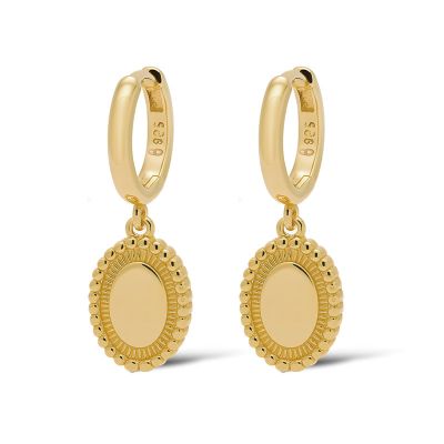 Hinged Hoops Alice Coin