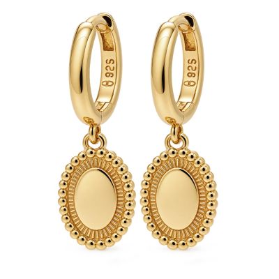 Hinged Hoops Alice Coin