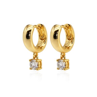 Hinged Hoops Jada Zirconia