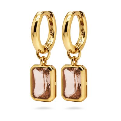 Hinged Hoops Liv Caramel