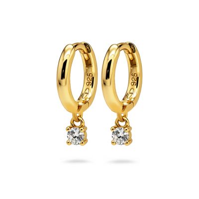 Hinged Hoops Lyra Zirconia