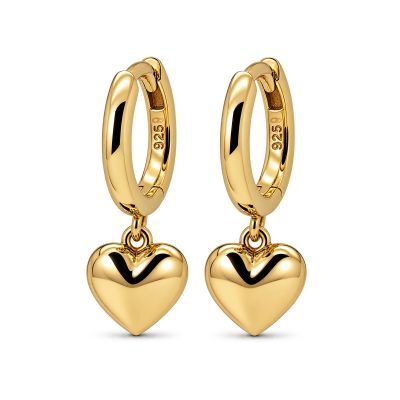 Hinged Hoops Yara Heart