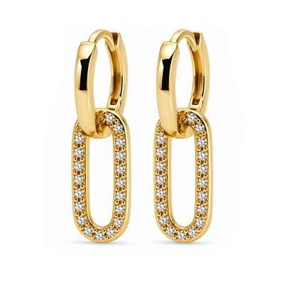 Hinged Hoops Fling Zirconia Double