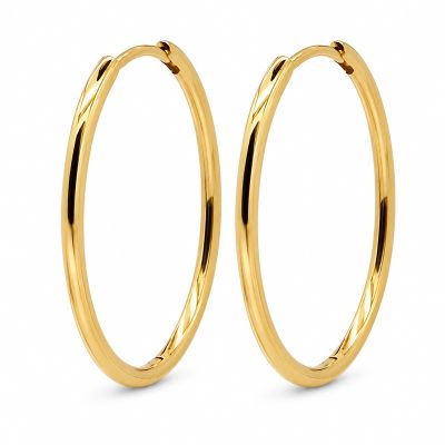 Hinged Hoops Plain 30MM