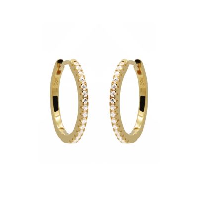 Hinged Hoops Mina Zirconia 16MM