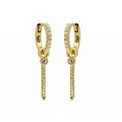 Hinged Hoops Lora Zirconia Tube