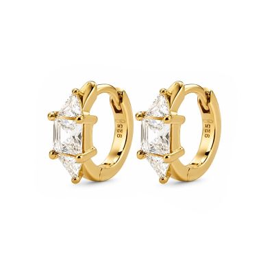 Hinged Hoops Lea Zirconia