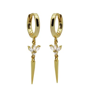 Hinged Hoops Olivia Zirconia 