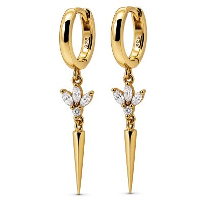Hinged Hoops Olivia Zirconia 