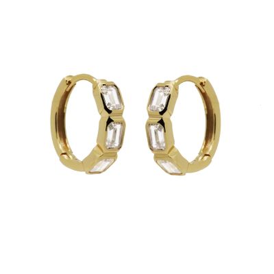 Hinged Hoops Liana Zirconia