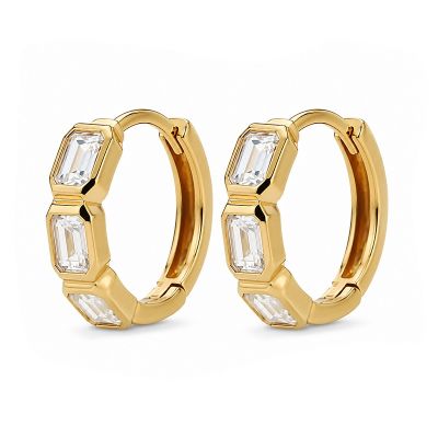 Hinged Hoops Liana Zirconia