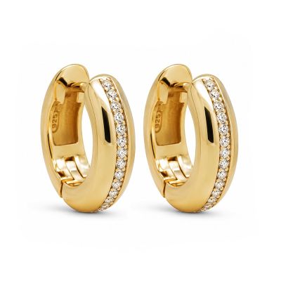 Hinged Hoops Ellinor Zirconia 15MM