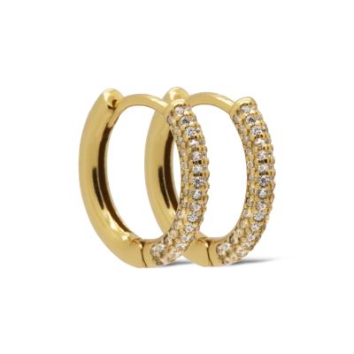 Hinged Hoops Sally Zirconia 16MM