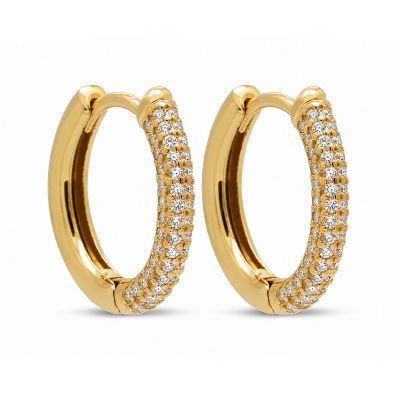 Hinged Hoops Sally Zirconia 16MM
