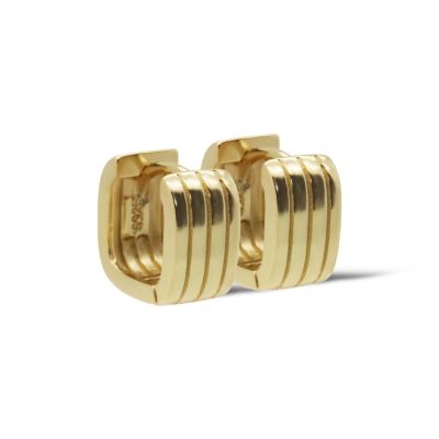 Hinged Hoops Line Square 11MM 