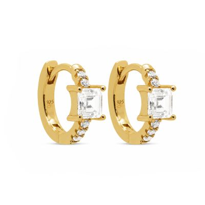 Hinged Hoops Elly Zirconia 12MM