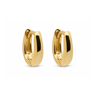 Hinged Hoops Plain Rosie 10MM