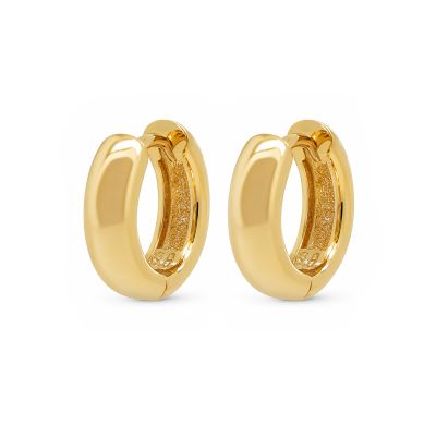 Plain Hinged Hoops Cherry 12MM