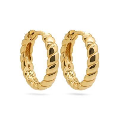 Hinged Hoops Lilia Swirl 14MM