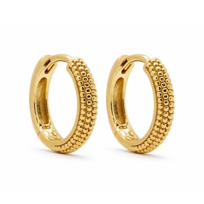 Hinged Hoops Alaia Dots 14MM