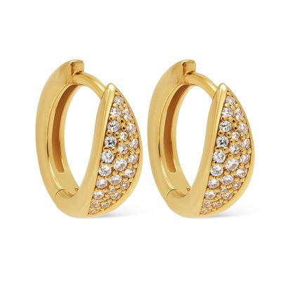 Hinged Hoops Rowen Zirconia 16MM