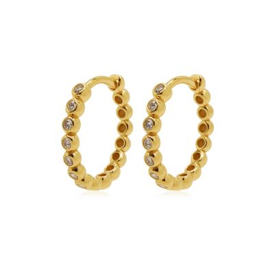 Hinged Hoops Lyra Zirconia 18MM