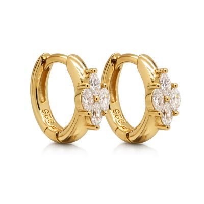 Hinged Hoops Zirconia Keet 12MM