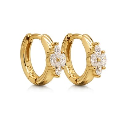 Hinged Hoops Zirconia Keet 12MM