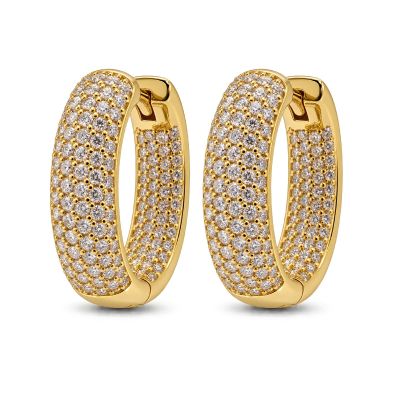 Hinged Hoops Felice Zirconia 19MM