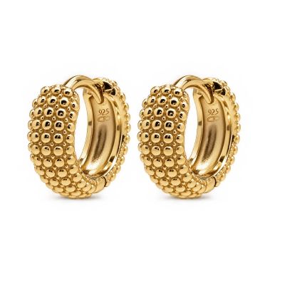 Hinged Hoops NAILE Dots 12MM 