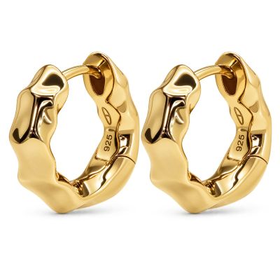 Hinged Hoops RACHEL Sculpted 18MM