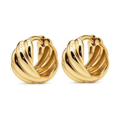 Hinged Hoops ALIX Twisted 12MM