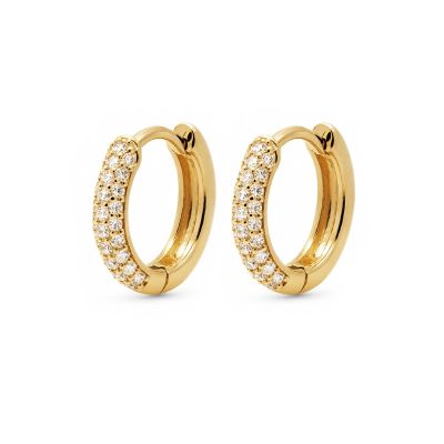 Hinged Hoops Florien Zirconia 12MM