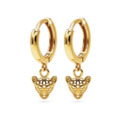 Hinged Hoops Symbols Leopard