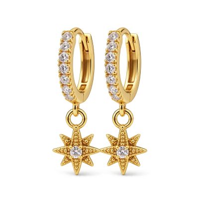 Hinged Hoops Zirconia Morningstar