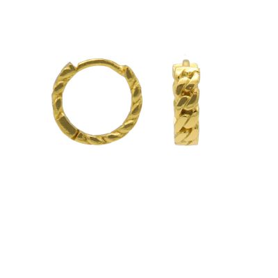 Hinged Hoops Sia Chain 12MM