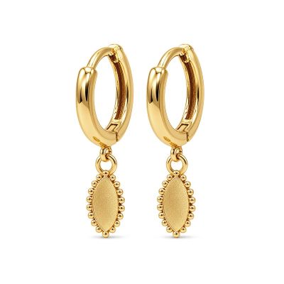 Hinged Hoops Pointy Oval