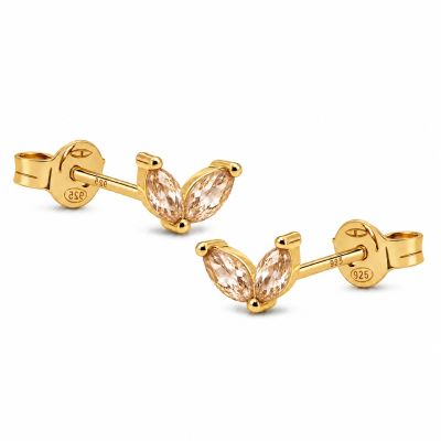 Zirconia Symbols Double Leaf Champaign