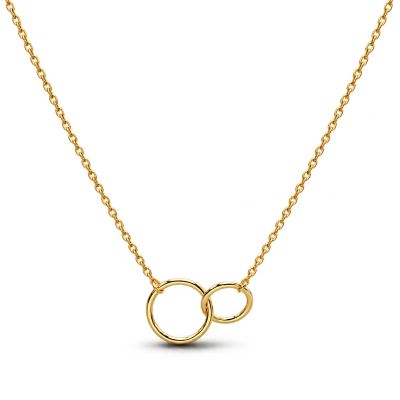 Necklace Double Circle