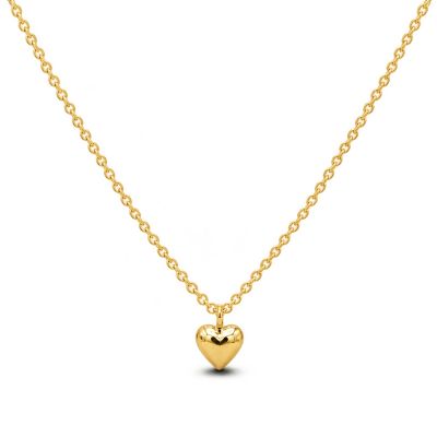 Necklace Plain 3D Heart