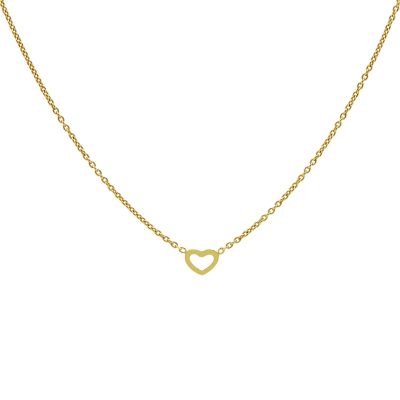 Necklace open heart