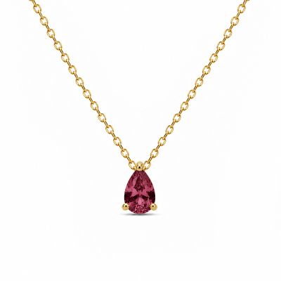 Necklace Julia Wine Red