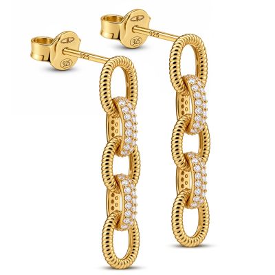 Symbols XL Ribbed Zirconia Chain