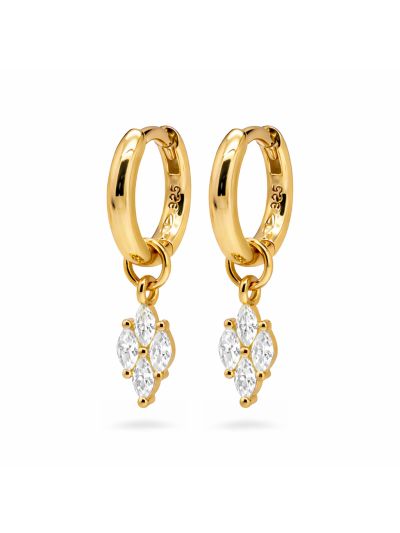 Hinged Hoops Evi Zirconia