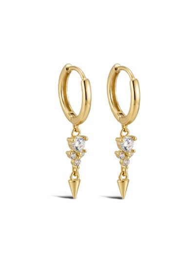 Hinged Hoops Soreya Zirconia