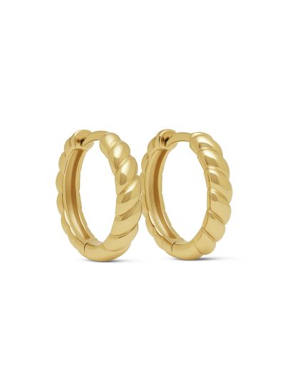 Hinged Hoops Lilia Swirl 18MM