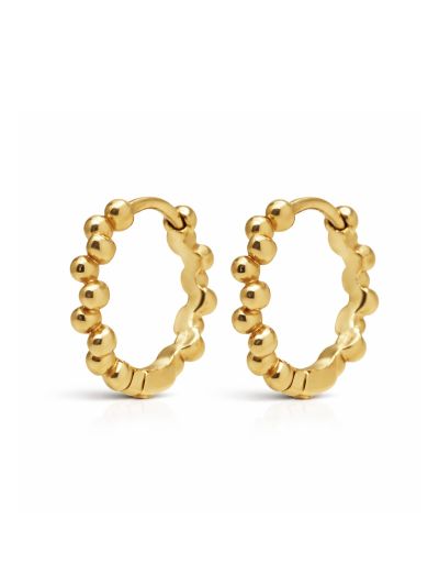 Hinged Hoops Zirconia LUNA 14MM